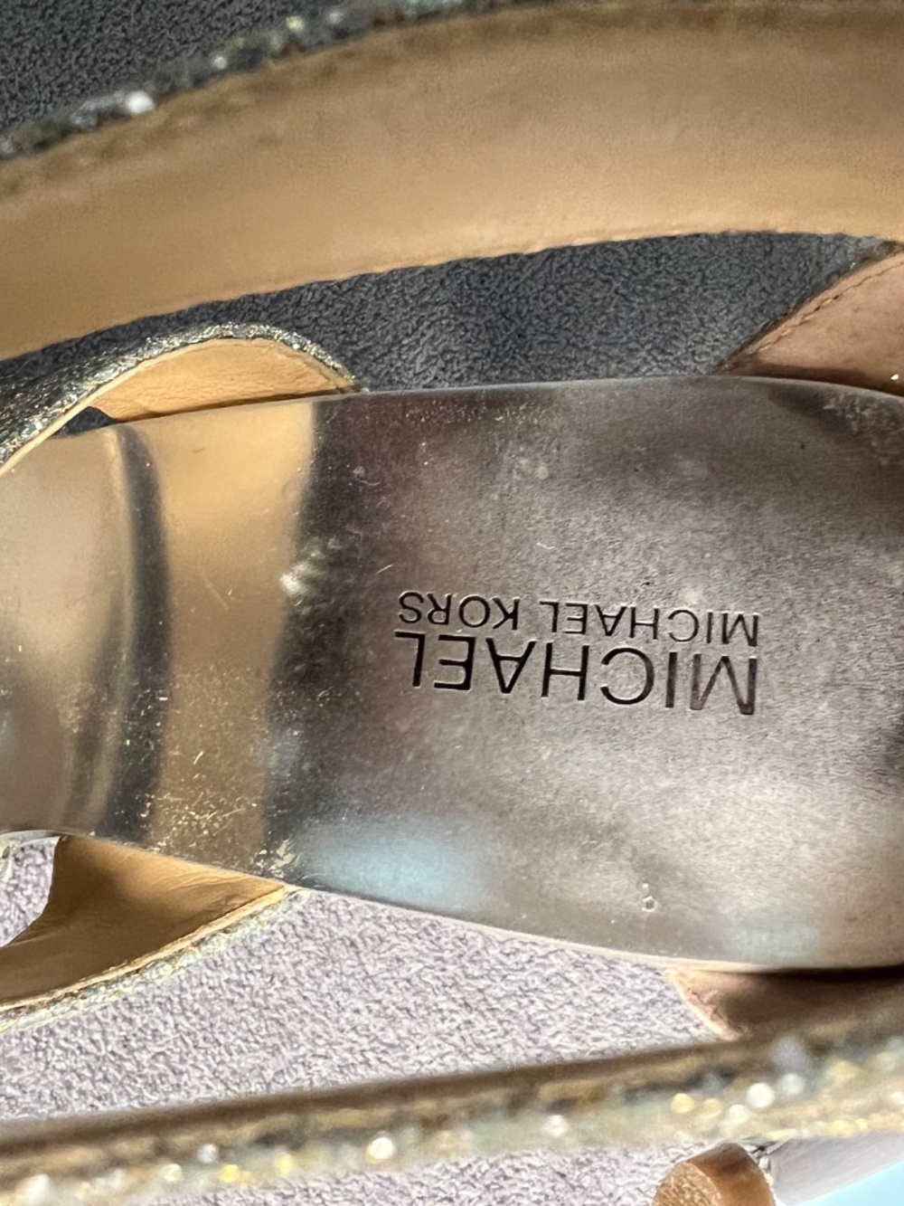 Women’s silver high heel Michael kors - Picture 3 of 3